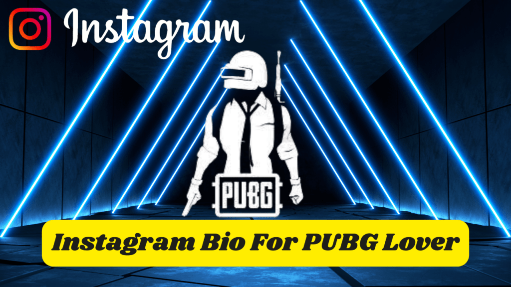 Instagram Bio For PUBG Lover 
