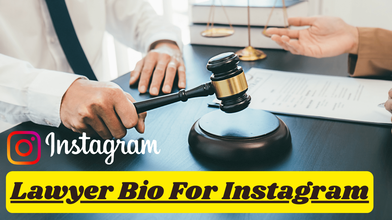 Lawyer Bio For Instagram